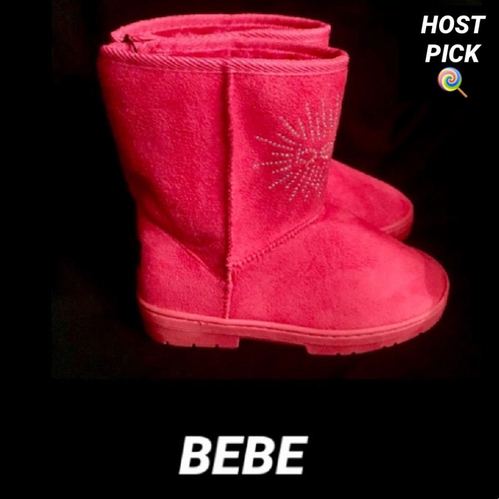 BEBE GIRLS RHINESTONE LOGO BOOT - Picture 3 of 8